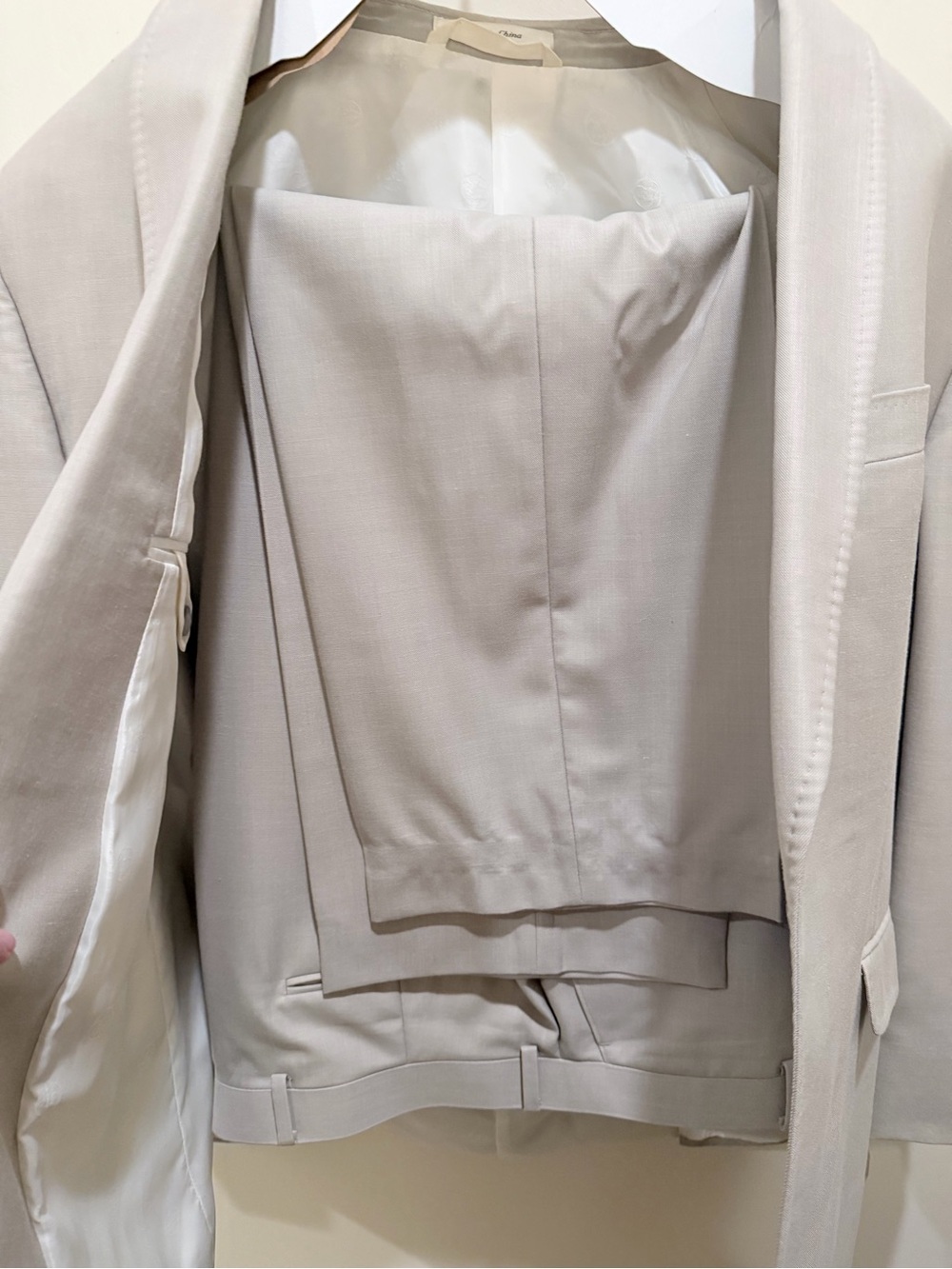 Sean John Men's Light Gray Shawl Collar Suit Jacket - Picture 3 of 7